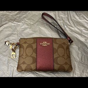 Authentic coach wristlet